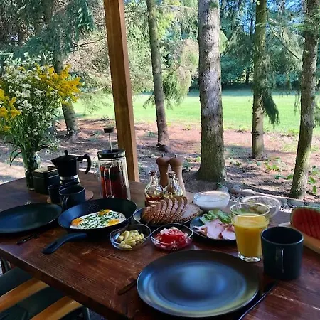 Tatil Evi Siedlisko Dziki Gil Na Mazurach Z Prywatna Plaza I Spa! *